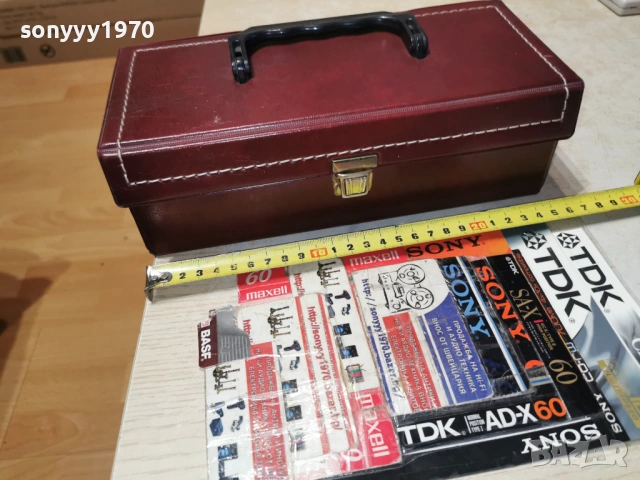 КОЖЕН КЕЙС ЗА 15 КАСЕТИ 2501262038, снимка 2 - Аудио касети - 53224541