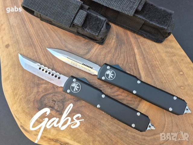 Автоматичен нож MICROTECH Ultratech ,два модела,светло острие, снимка 6 - Ножове - 53806663