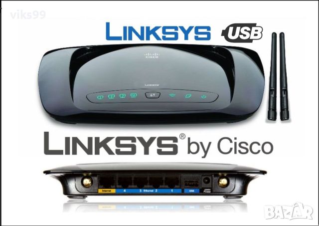 Cisco Linksys WRT160NL Wireless-N Router USB 300 Mbit/s, снимка 1 - Рутери - 39185352