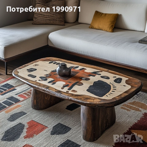 Холна маса по поръчка - ръчно изработена и изрисувана - уникат, снимка 6 - Маси - 53726576