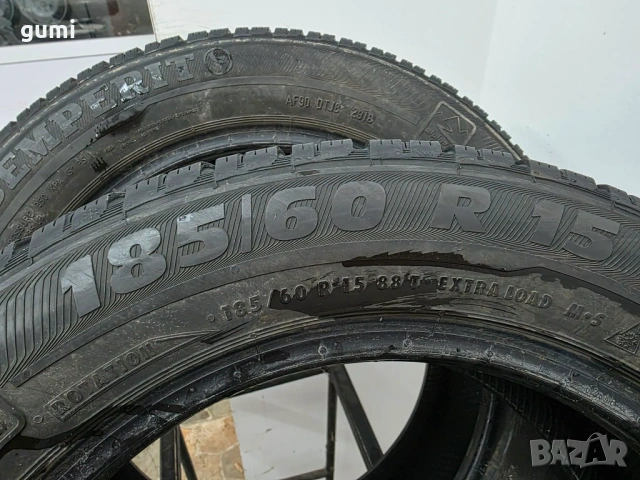 2бр зимни гуми 185/60/15 SEMPERIT L04962, снимка 4 - Гуми и джанти - 53517257