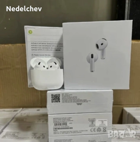 True wireless слушалки APPLE AIRPODS 4TH Чисто нови, снимка 2 - Bluetooth слушалки - 53435147