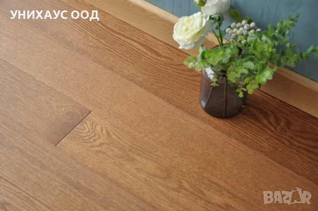 Естествен Дъбов паркет – с лак мат, снимка 2 - Естествен паркет - 52133388