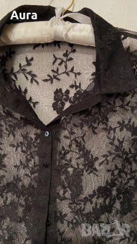 Stradivarius Lace blouse, снимка 3 - Ризи - 52924472