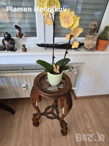 Стара масичка за цветя., снимка 2 - Антикварни и старинни предмети - 50829727