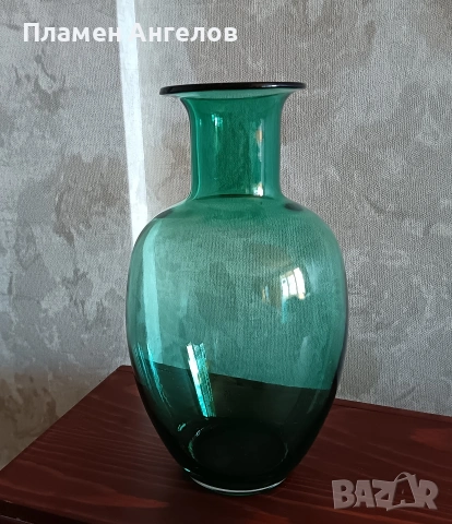 Стъклена ваза - Рустик, снимка 2 - Вази - 53832418