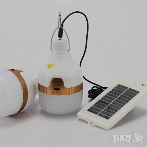 Соларна Led крушка 8W 6400K с USB кабел, снимка 3 - Соларни лампи - 46324356