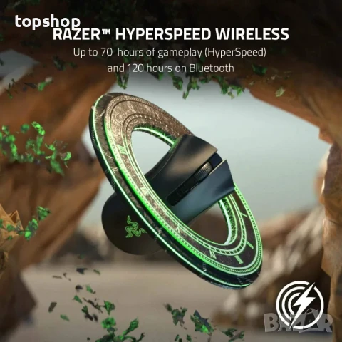 НОВА, ТЕСТВАНА, ПЕРФЕКТНА безжична мишка Gaming Razer DeathAdder V2 Pro, 20K DPI, 2.4GHz..., снимка 7 - Клавиатури и мишки - 50502537