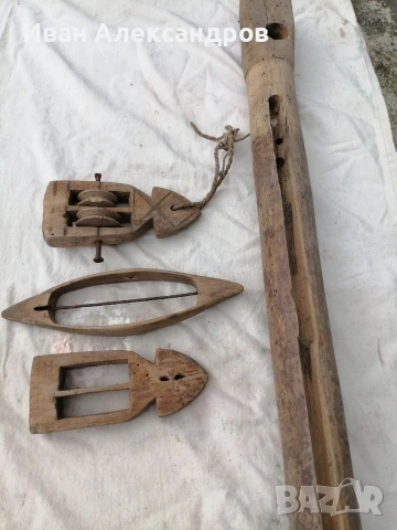 Кросно и части от тъкачен стан , снимка 2 - Антикварни и старинни предмети - 54105001