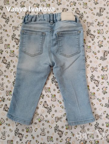 Ризка Zara и дънки H&M за момиче  74 размер , снимка 8 - Бебешки дънки - 49673159