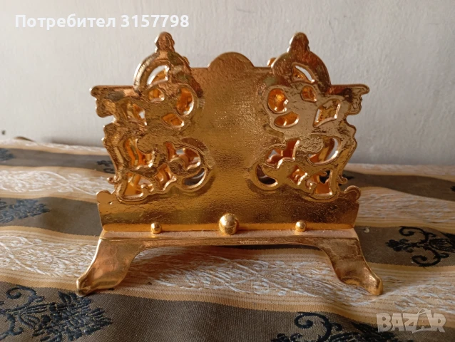 Винтидж салфетник,поставка за писма, снимка 5 - Други ценни предмети - 51392841