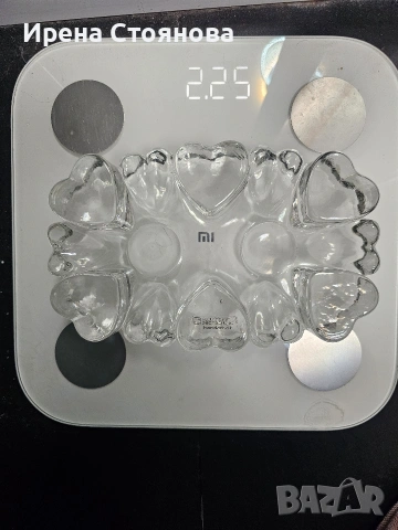 Georgshütte Glasdesign Стъклена поставка с чаена свещ/подгрев за чайник, масивно пресовано стъкло , снимка 7 - Декорация за дома - 53390506