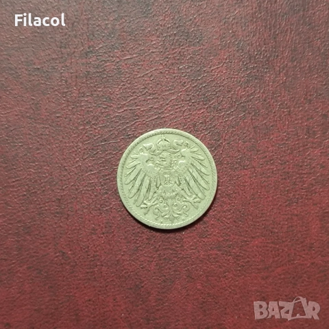 Германия Империя 10 пфенига 1903 година, снимка 2 - Нумизматика и бонистика - 52920194