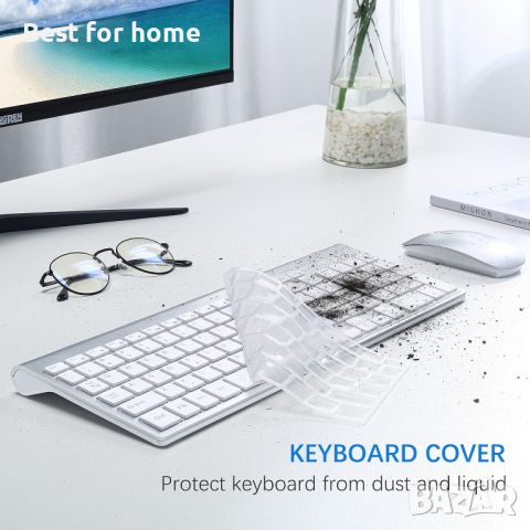Безжична клавиатура и мишка TopMate Ultra Slim Combo, 2.4G, снимка 12 - Клавиатури и мишки - 45863616