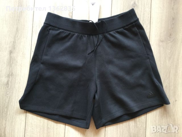 НОВИ оригинални черни къси панталони / бермуди ADIDAS ZNE размер L САЩ, снимка 3 - Къси панталони - 46395718