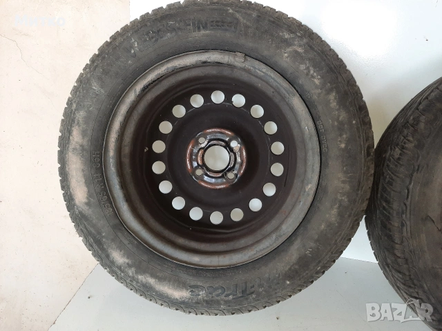 Летни гуми с желязни джанти 14 ки от Опел Астра F с четири дупки, снимка 12 - Гуми и джанти - 53973278