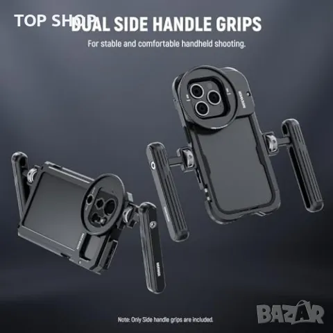 Нов 360° Въртящи Се Дръжки за Снимане Видео iPhone Samsung - NEEWER, снимка 4 - Друга електроника - 49956903