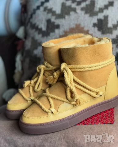 боти / ботуши Inuikii Yellow номер 38, снимка 3 - Дамски ботуши - 52091162