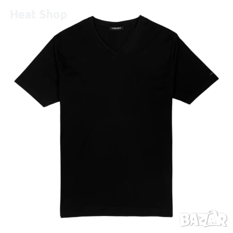 Мъжка тениска Karl Lagerfeld Classic Logo Vneck T-Shirt