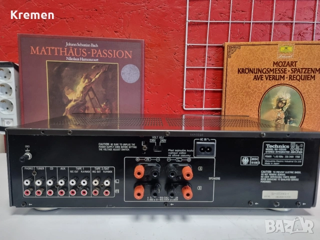 усилвател TECHNICS SU-VZ320, снимка 6 - Ресийвъри, усилватели, смесителни пултове - 53403505