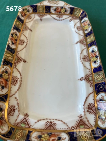 Антикварно плато Balmoral china, снимка 5 - Други ценни предмети - 53782466