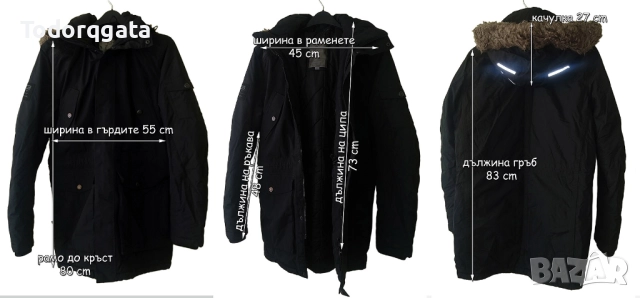 Мъжко Парка Яке Jack & Jones Meyland TECH Parka Jacket Размер М Отлично Състояние, снимка 4 - Якета - 52839491