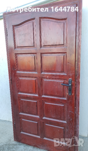 Дървена таблена врата, снимка 3 - Входни врати - 45032870