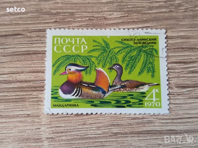 СССР Фауна животни в резервата 1970 г., снимка 1 - Филателия - 46293609