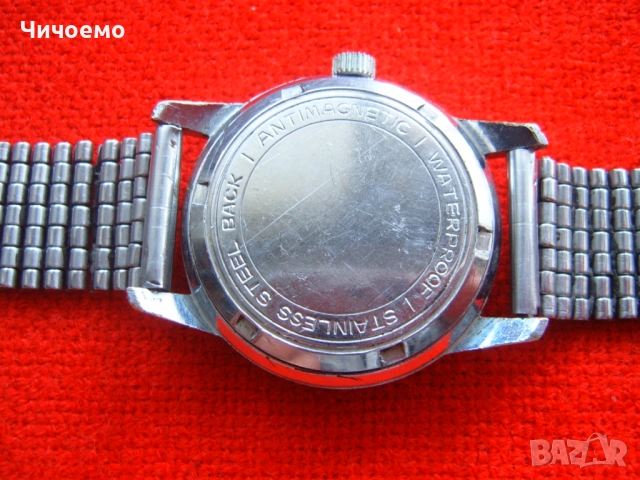 GEVEA automatic 25 rubis INCABLOC Швейцарски ретро мъжки часовник, снимка 5 - Антикварни и старинни предмети - 52930002