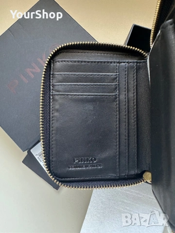 Чисто ново Портмоне Pinko бяло, черно, снимка 3 - Портфейли, портмонета - 54061357