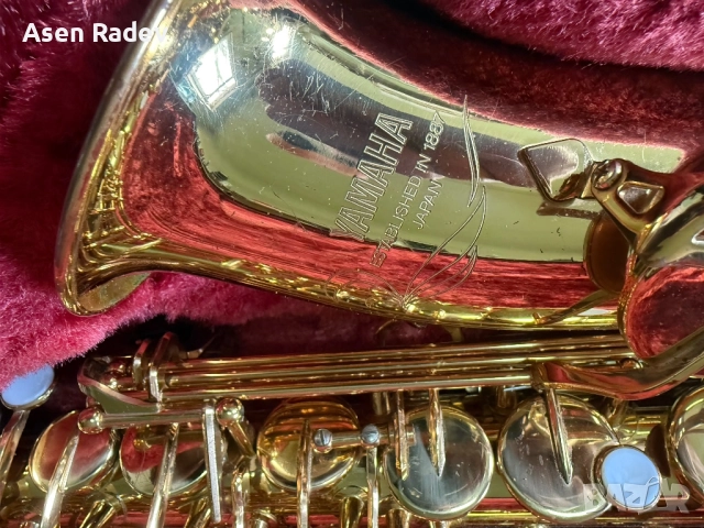 Алт саксофон Yamaha-32, снимка 6 - Духови инструменти - 52534238
