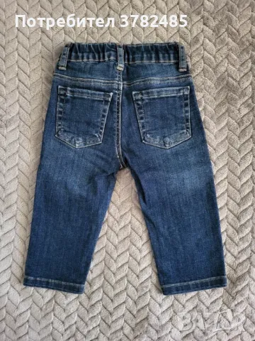 Детски/Бебешки Дънки - 9-12 Месеца - Ръст 80см - Чисто Нови Елегантни, снимка 2 - Бебешки дънки - 50178277