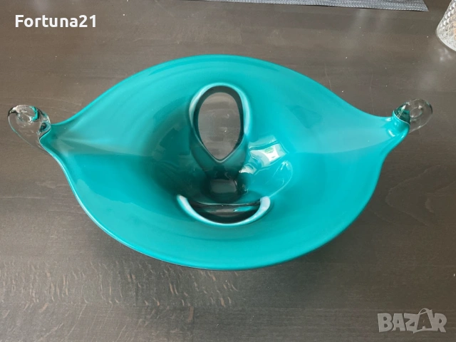 Стъклена Декоративна купа / ваза за дома , снимка 8 - Вази - 54067352