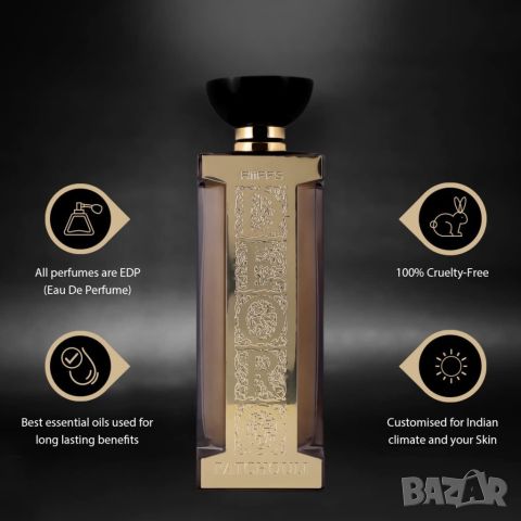 Оригинален Арабски парфюм Deoro Patchouli Riiffs Eau de Parfum 100ml / Поддържа вашият свеж аромат п, снимка 1 - Дамски парфюми - 45608855