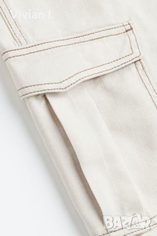 Карго панталон от габардин H&M, снимка 6 - Панталони - 45421512