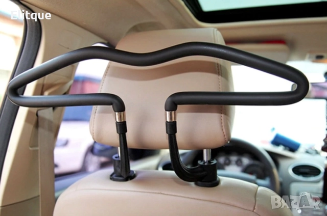 Закачалка за дрехи за приложение върху автомобилна седалка - Coat Hanger TV26