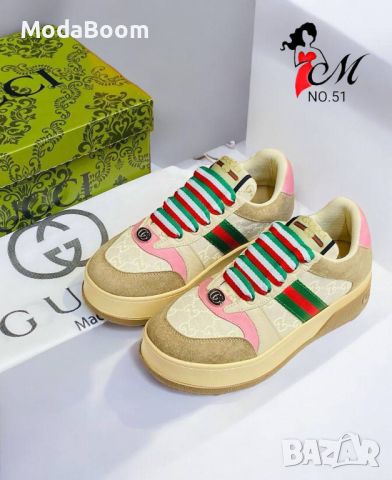 Gucci| Стилни Дамски Маратонки , снимка 2 - Маратонки - 46780759