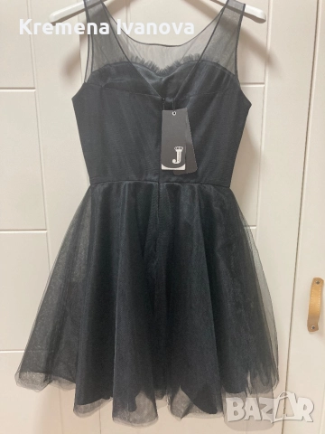  Вталена рокля със сърце JUNONA, 34 размер, снимка 4 - Рокли - 52732925