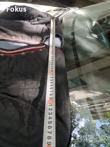 Стара дамска дълга антерия, клашник, сукман за носия, снимка 5 - Антикварни и старинни предмети - 53273629