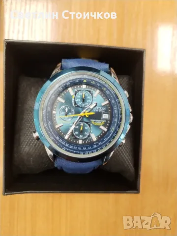 Мъжки ръчен  часовник Citizen Blue, снимка 5 - Мъжки - 47141087