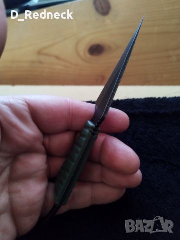 Нож за врат зелен , снимка 2 - Ножове - 45955773