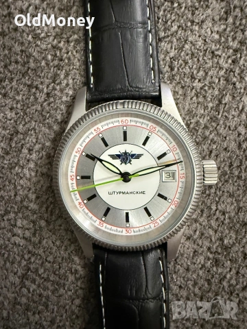 Съветски часовник POLJOT SHTURMANSKIE , ПОЛЕТ ШТУРМАНСКИЕ, снимка 2 - Мъжки - 53156331