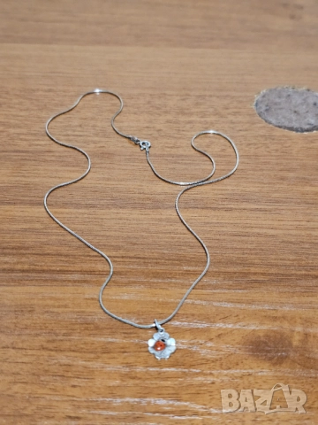 Калинка  и сребърно синджирче носи щастие любов и  късмет на притежателят им, снимка 2 - Колиета, медальони, синджири - 52352666