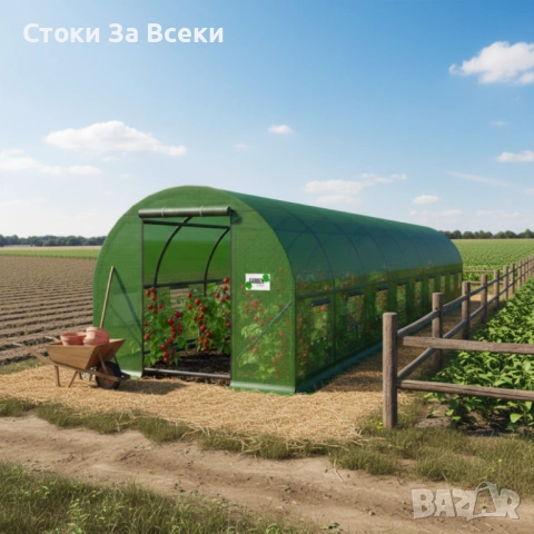 Оранжерия със здрава конструкция в различни размери
