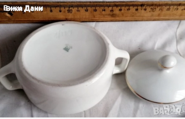 ретро порцелан позлата маркиран, снимка 13 - Колекции - 34201552