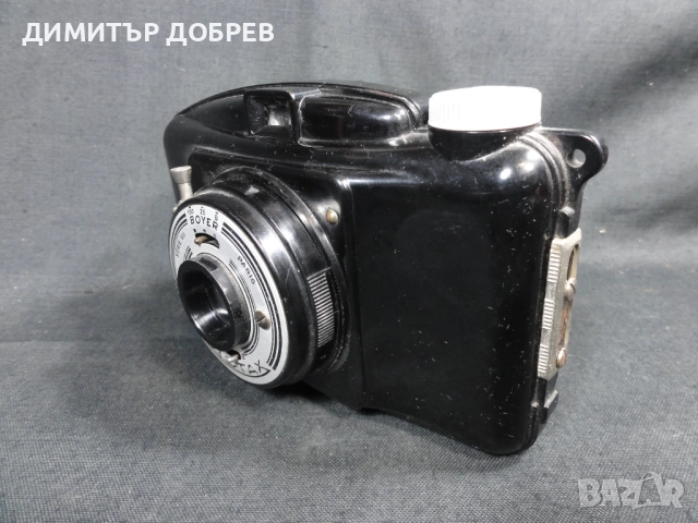 СТАР РЕТРО БАКЕЛИТОВ ФОТОАПАРАТ BOYER PHOTAX FRANCE, снимка 2 - Антикварни и старинни предмети - 52681135