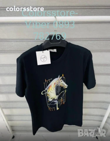 Мъжка Черна тениска Hermes/IM270s