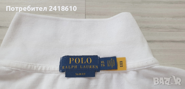 POLO Ralph Lauren  Pique Cotton Slim Fit Mens Size XL НОВО! ОРИГИНАЛ! Мъжка Тениска!, снимка 10 - Тениски - 53450426