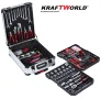 Куфар с инструменти 1200 части KraftWorld -ключове,тресчотка, клещи, отвертки, снимка 2