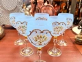 Невероятно красив комплект чаши - Бохемия. No7891, снимка 7